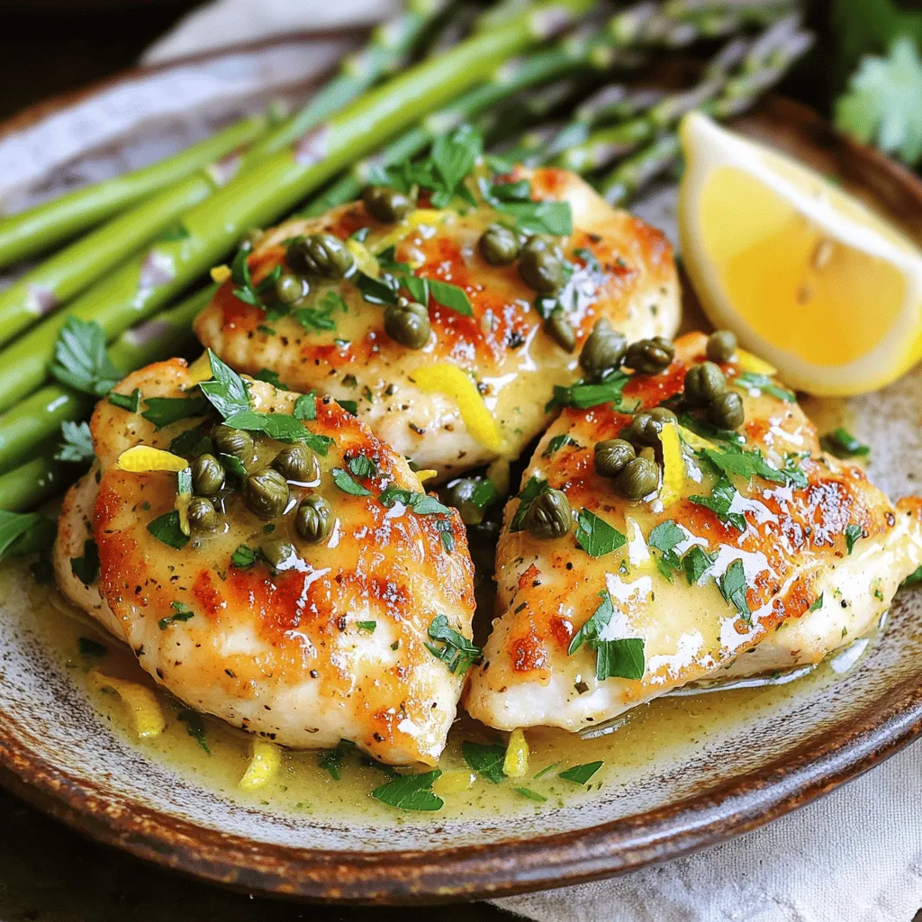 Chicken Piccata mit Kapern Einfaches Rezept