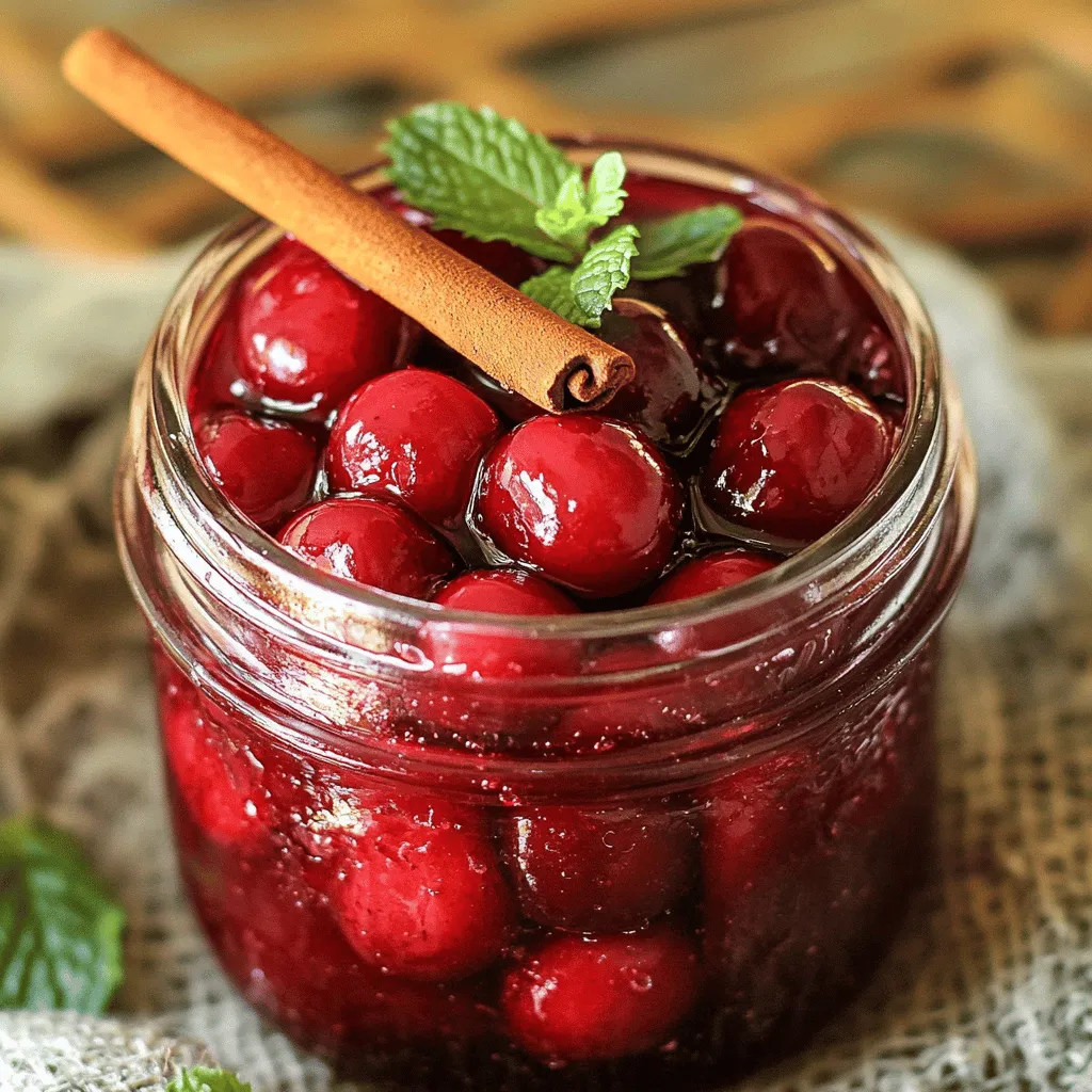Einfache Kirschkompott Leckere und schnelle Zubereitung