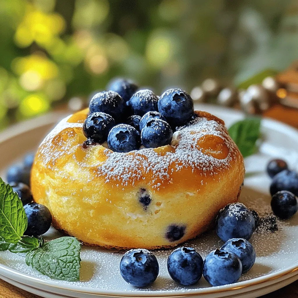 Der Blaubeer-Ricotta Frühstückskuchen ist einfach und lecker. Hier sind die Hauptzutaten: