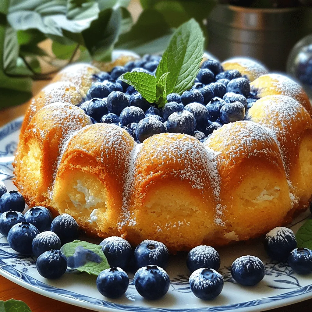 Blaubeer Ricotta Frühstückskuchen Köstlicher Genuss