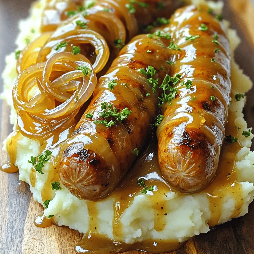 Bangers and Mash Köstlicher Klassiker für jede Gelegenheit