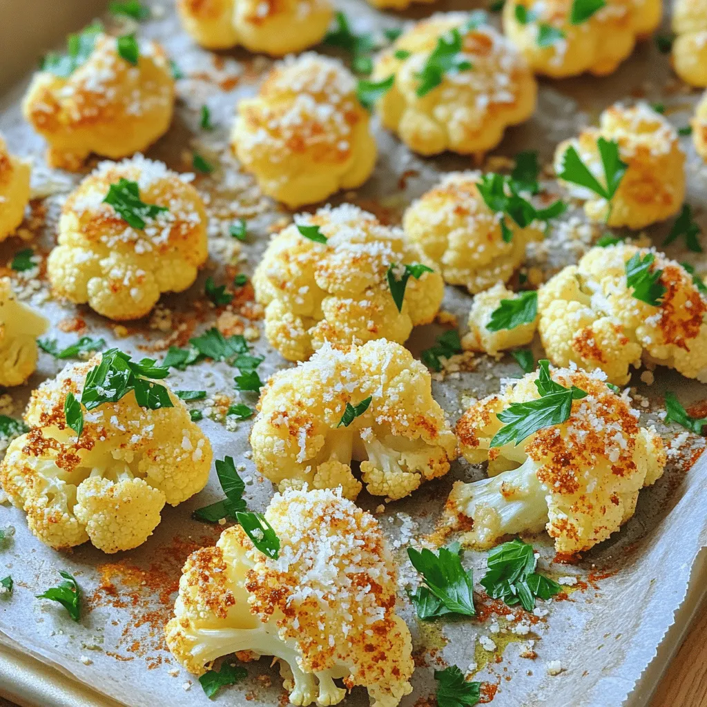 Parmesan Roasted Cauliflower Köstlicher Genuss