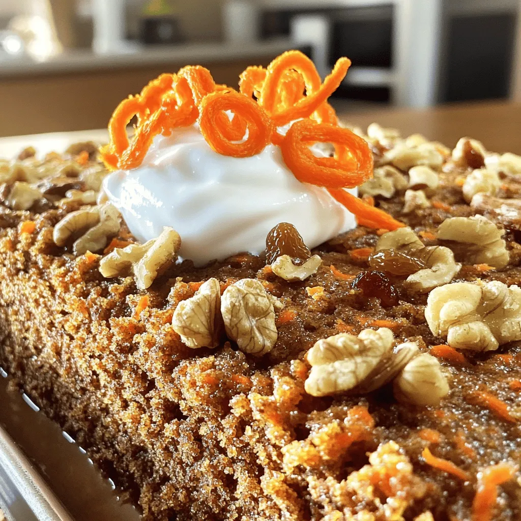 No Sugar No Flour Carrot Cake Gesund und Einfach