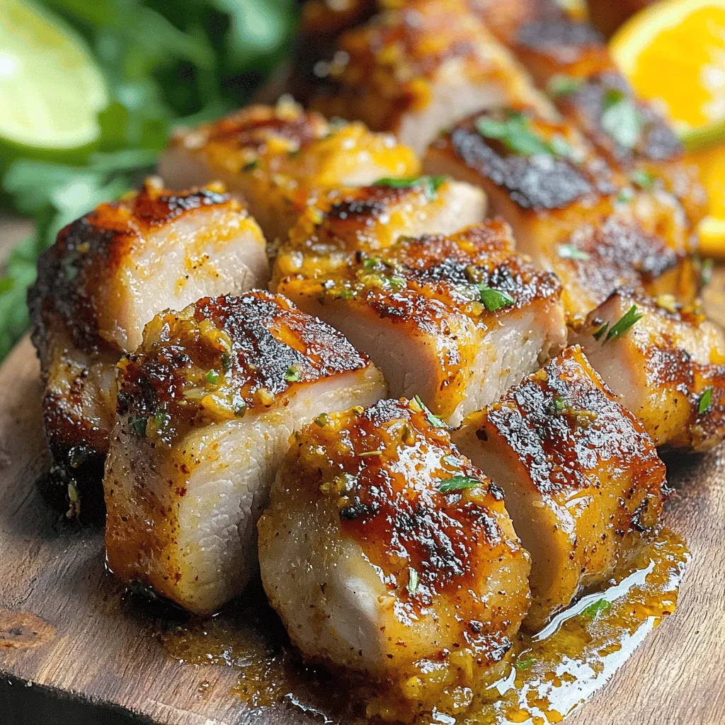 Kubanisches Mojo Schweinefleisch Rezept für Genuss