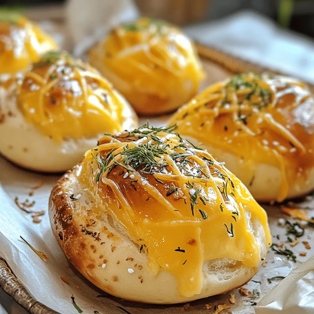 Pillsbury Biscuit Garlic Butter Cheese Bombs Rezept