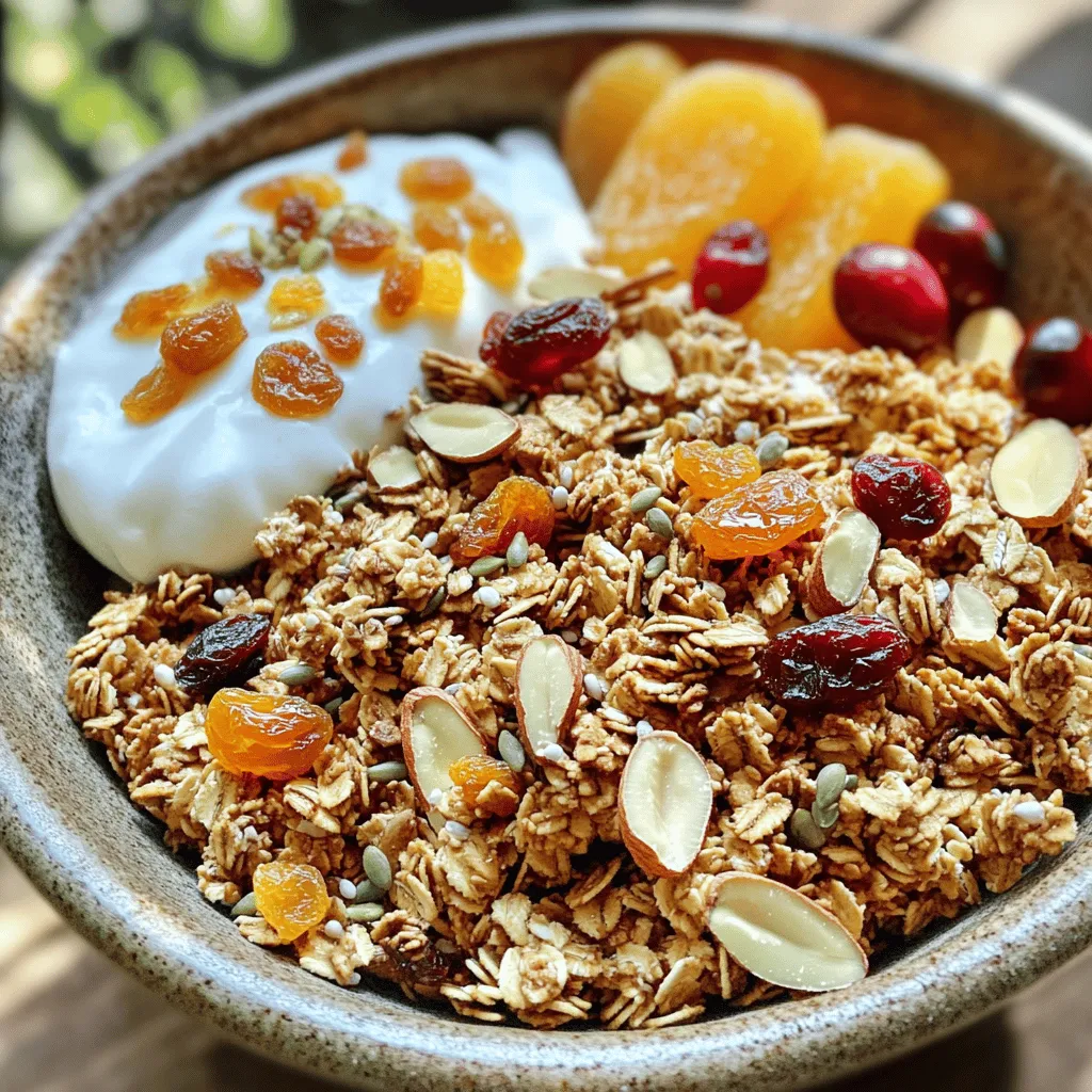 Vanilla Almond Granola Gesunde und knusprige Wahl