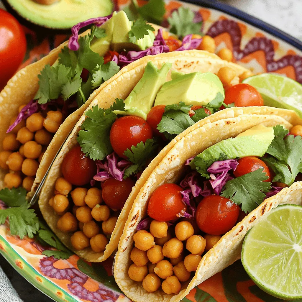 Spicy Chickpea Tacos Einfache und leckere Variante