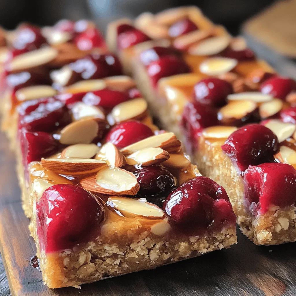 Cherry Almond Protein Bars Gesunder Snack für Unterwegs