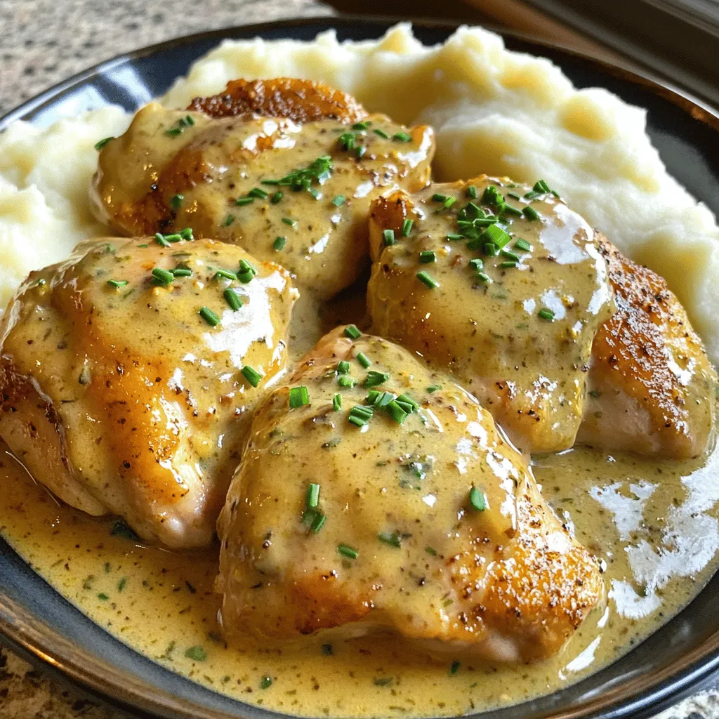 Irish Chicken in Whiskey Cream Sauce Köstlicher Genuss