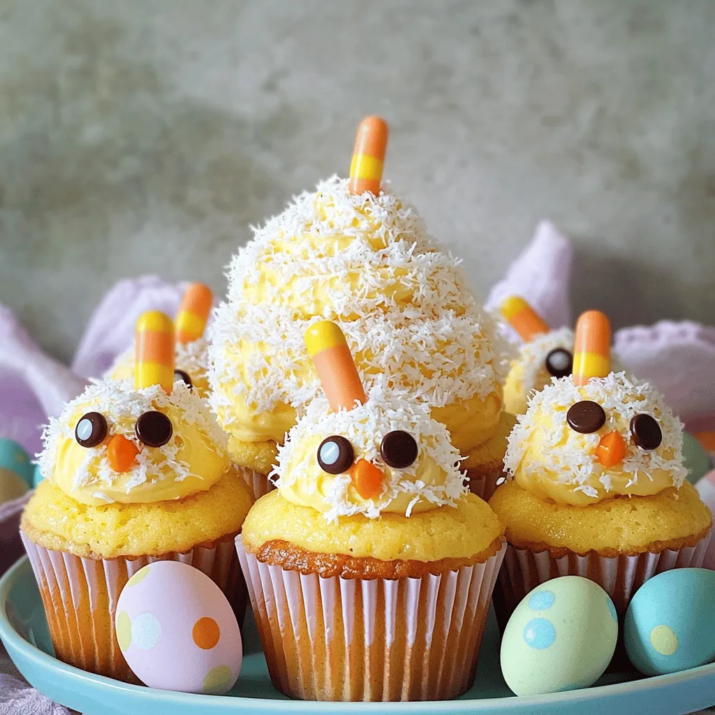 Osterküken Cupcakes Leckere und bunte Kreationen