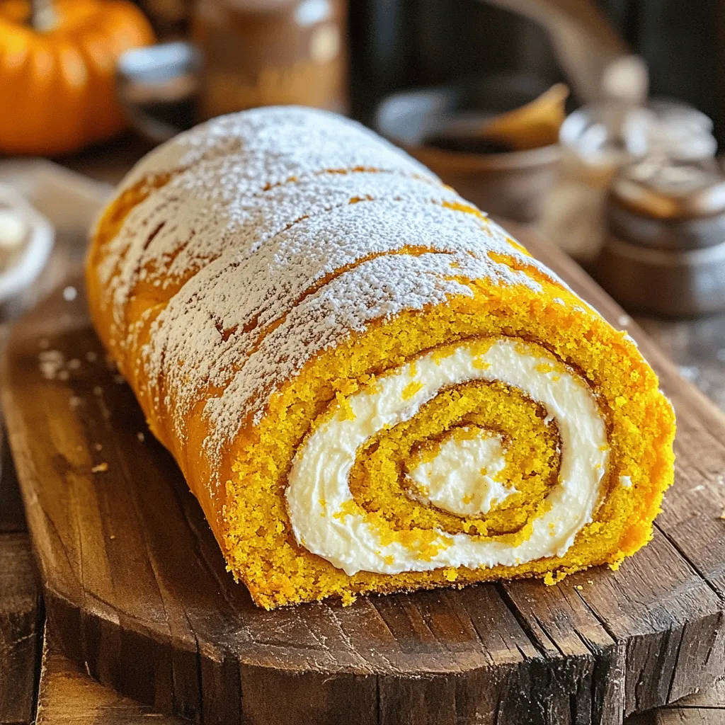 Kürbis Cream Cheese Roll lecker und cremig genießen
