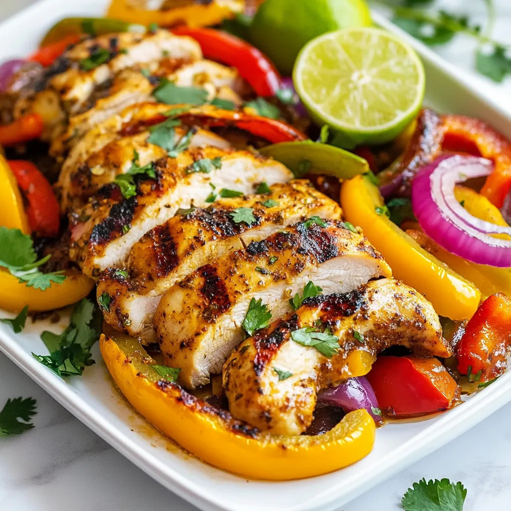 Schmackhaftes Sheet Pan Fajita Chicken für jeden Tag