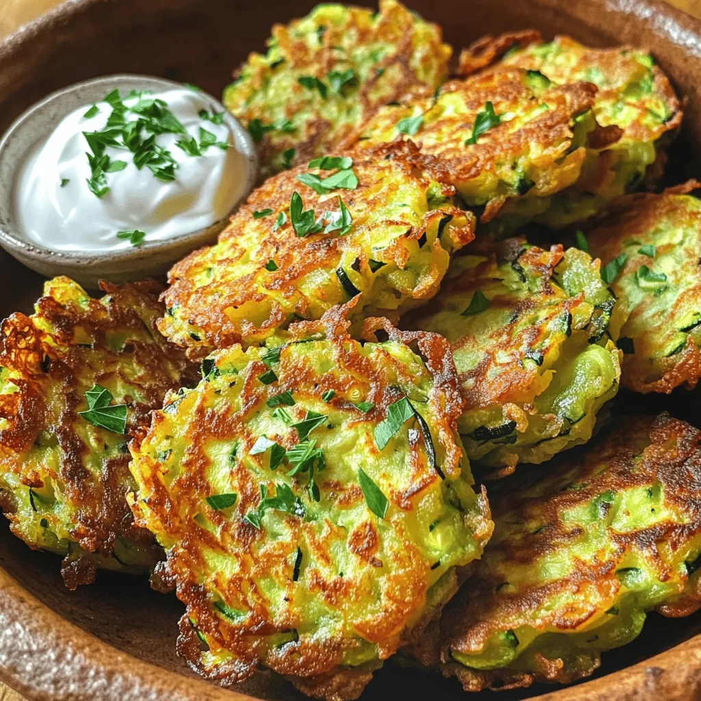 Knusprige Zucchini Fritter Einfaches Rezept genießen