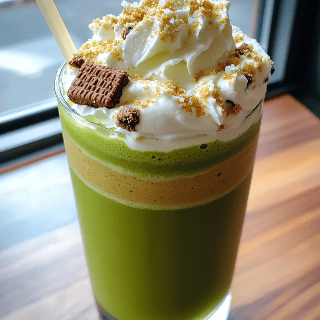Um einen Cookies & Cream Matcha Frappe zuzubereiten, brauchst du einige einfache Zutaten. Du benötigst: