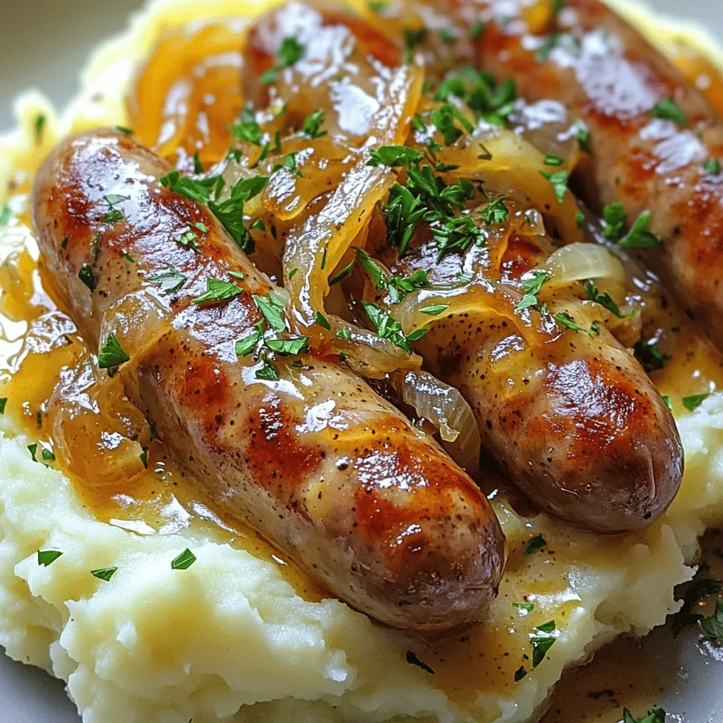 Bangers and Mash Genuss Einfach und Lecker Zubereiten