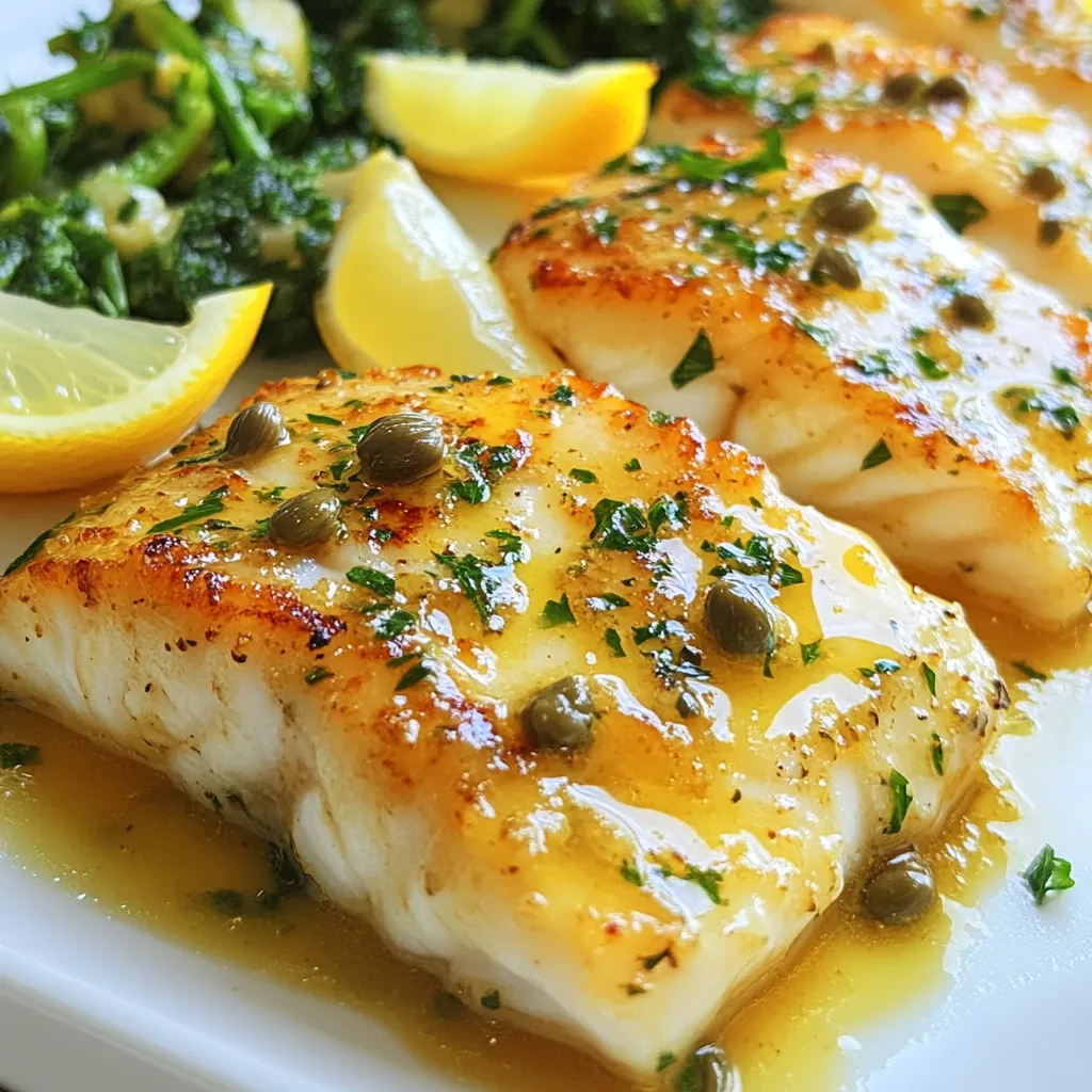 Lemon Butter Cod Frisch und Einfach Zubereitet