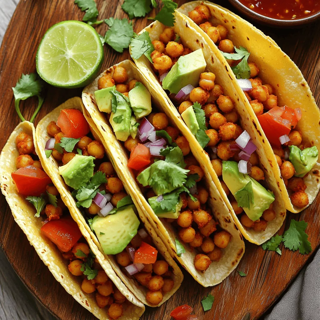 Würzige Kichererbsen-Tacos mit Avocado Genuss
