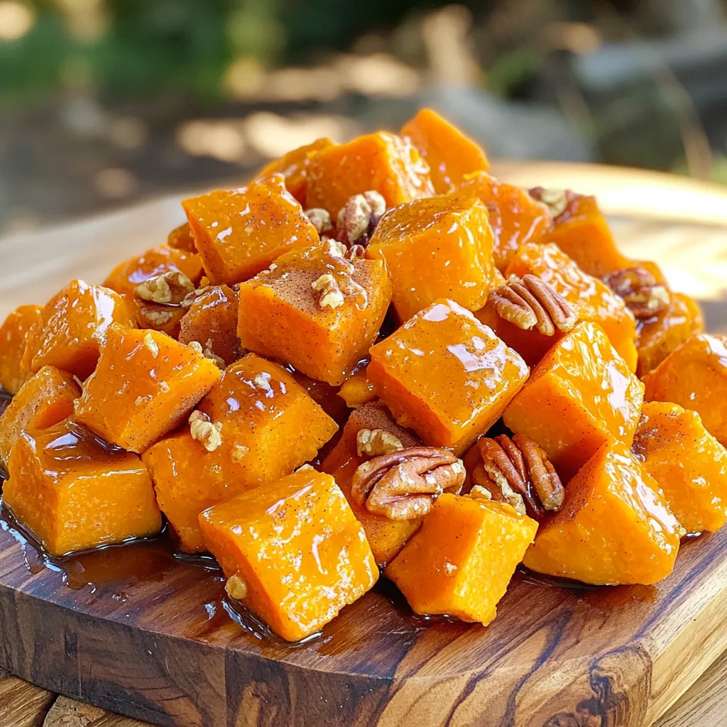 Air Fryer Maple Cinnamon Sweet Potato Cubes Rezept