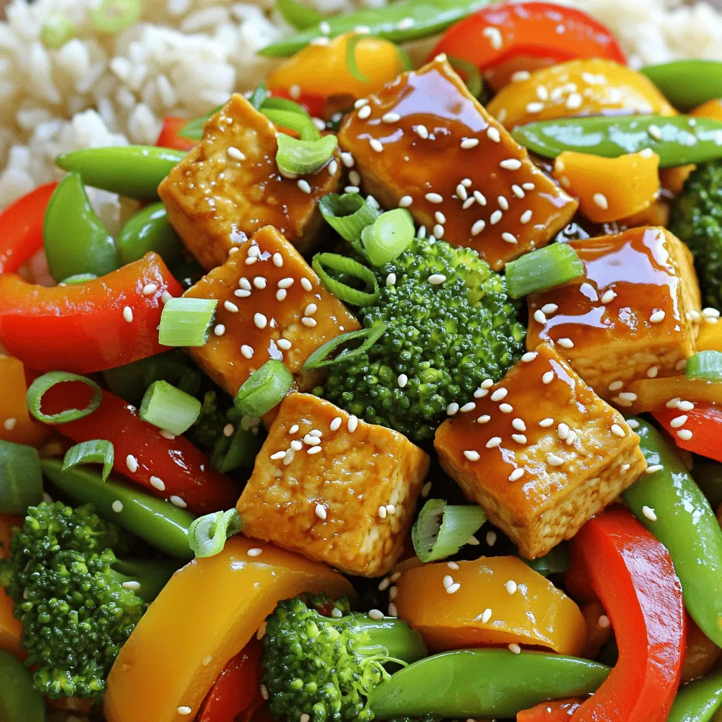 Minute Teriyaki Tofu Stir-Fry Einfach und Lecker