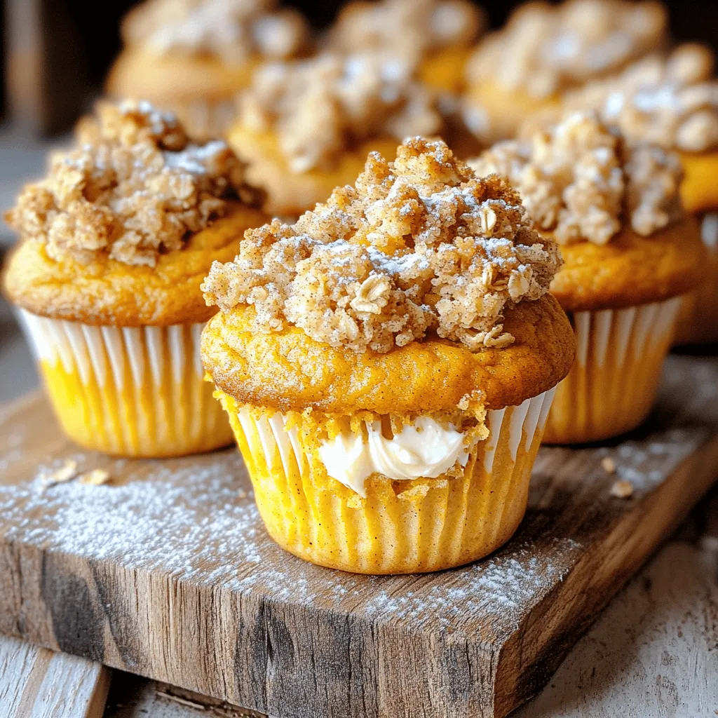 Pumpkin Cream Cheese Streusel Muffins Genuss Pur