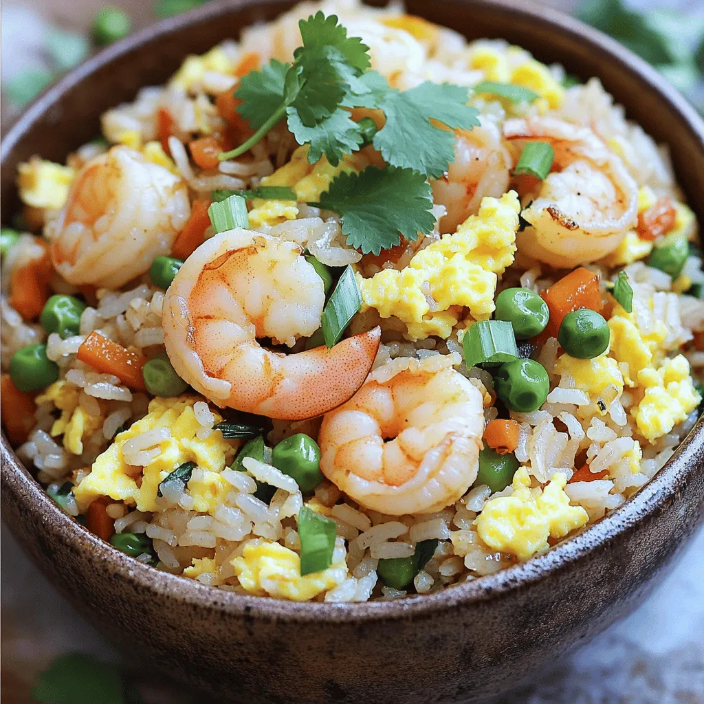Homemade Shrimp Fried Rice Einfache und köstliche Mahlzeit