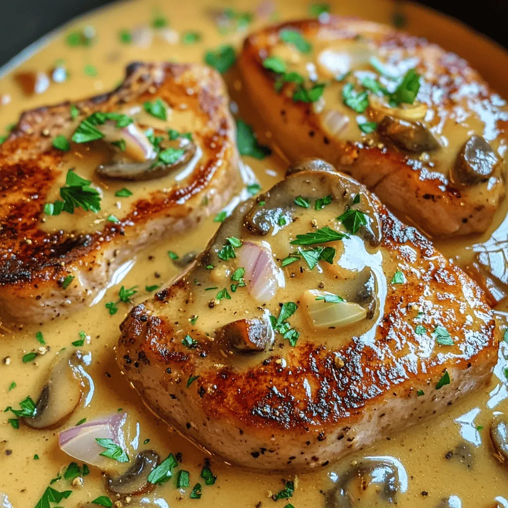 - 4 Lammkoteletts ohne Knochen - 1 Tasse Zwiebeln, dünn geschnitten - 1 Tasse Champignons, in Scheiben - Salz und Pfeffer nach Geschmack - 1 Esslöffel Dijon-Senf - 1 Esslöffel Worcestershire-Sauce - 1 Teelöffel getrockneter Thymian - ½ Tasse Schlagsahne - Frische Petersilie, zum Garnieren Um die unwiderstehlichen Lammkoteletts zuzubereiten, benötigen Sie frische und hochwertige Zutaten. Achten Sie darauf, dass die Koteletts gut marmoriert sind, da dies den Geschmack verbessert. Die Zwiebeln und Champignons bringen eine süßliche Note. Stellen Sie sicher, dass die Gewürze frisch sind, um den besten Geschmack zu erzielen. Wenn Sie die Schlagsahne verwenden, wählen Sie eine hochwertige, um eine cremige Sauce zu erhalten. Frische Petersilie sorgt für einen schönen Farbkontrast und frische Aromen.w die koteletts gro mit salz und pfeffer. das gibt ihnen viel geschmack. erhitze dann oliven in einer pfanne bei mittlerer bis hoher hitze. du willst dass hei ist bevor rein kommen. lege gew pfanne. brate sie etwa minuten auf jeder seite goldbraun sind. diese farbe zeigt gut angebraten nimm aus der einen teller. gib geschnittenen zwiebeln gleiche f weich den fein gehackten knoblauch hinzu alles eine weitere minute. jetzt kommen champignons zusammen dem getrockneten thymian paprika dazu. saut mischung pilze zart gie h dijon-senf worcestershire-sauce dazu r um. lass aufkochen. zur dr leicht sauce. reduziere hitze niedrig decke ab lasse k durchgegart innentemperatur sollte erreichen. deckel schlagsahne ein. serviere cremigen sauce garniere frischer petersilie. wenn mehr details m schau dir um perfekten lammkoteletts zu erhalten richtige temperatur wichtig. braten so bekommen sch goldene farbe. garzeit betr pro seite. sind perfekt von austrocknen vermeiden lassen nach anbraten ruhen. dies hilft s im fleisch halten. decken alufolie ab. bleiben warm saftig zubereitet wird. star dieses gerichts. spielen neue geschm entdecken. zum beispiel etwas kreuzk oder rosmarin besondere note geben. ihre d es einfache tricks verdickung. mehl st wasser aufl weiter konsistenz erreicht. beilagen wichtig gericht abzurunden. kartoffelp reis passen koteletts. auch ged gem gute wahl. pr richten einem teller l garnieren sieht nicht nur lecker sondern schmeckt so. vollst rezept schauen sich durch rind ersetzen. tolle option. nehmen aromen auf. rindfleischkoteletts bieten kr achten darauf garzeiten anzupassen. vegetarische variante probieren tofust portobello-pilze. wunderbar geschmack variieren spezielle hinzu. ein wenig parmesan macht cremiger. frische wie basilikum bringen noten. anpassen indem zus zutaten hinzuf spritzer zitronensaft note. hauch honig kann ausbalancieren. nutzen saisonales ihrem gericht. fr spargel erbsen herbst verwenden. sorgen an feiertage anl weihnachten zimt muskatnuss kleinen machen noch besonderer. sicher lagern luftdichten beh achte abgek stellst. vermeidest bakterien bilden. reste halten tage. aufbewahren ziehe einfrieren betracht. gefrierfesten beutel. entferne luft gefrierbrand vermeiden. kannst monate gefrierfach aufbewahren. auftauen einfach nacht eilig hast kaltem auftauen. besten methoden aufw erhitzen mikrowelle langsame stelle br damit austrocknen. ofen verwenden gleichm erhitzen. lange saftigkeit bewahren. ideale minuten. garen zart. fleischthermometer genau messen. ja ohne sahne zubereiten. verwende stattdessen pflanzlichen joghurt. optionen geben dennoch cremige konsistenz. milch helfen binden. viele beilagen. hier einige vorschl ger salat gebratene gr bohnen erg ausgewogene mahlzeit. findest metzgern bauernm hochwertige produkte. online vertrauensw anbietern suchen. haben rosige milden geruch. steuern milde scharfe weniger alternativ prise cayennepfeffer magst. probier des kochens perfekte balance finden. lecker. diesem beitrag habe ich schritte geteilt zuzubereiten. wir schmackhafte besprochen. variationen tipps waren experimentiere verschiedenen fleischsorten bleibt spannend. denke daran richtig beste herauszuholen. bist bereit machen. spa beim kochen data-pin-media=