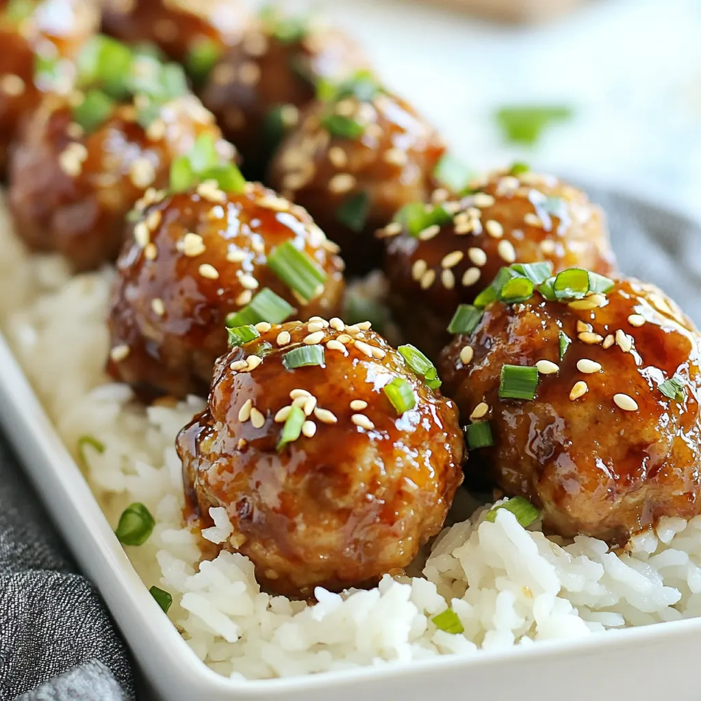 Baked Teriyaki Meatballs Lecker und Einfach Zubereiten