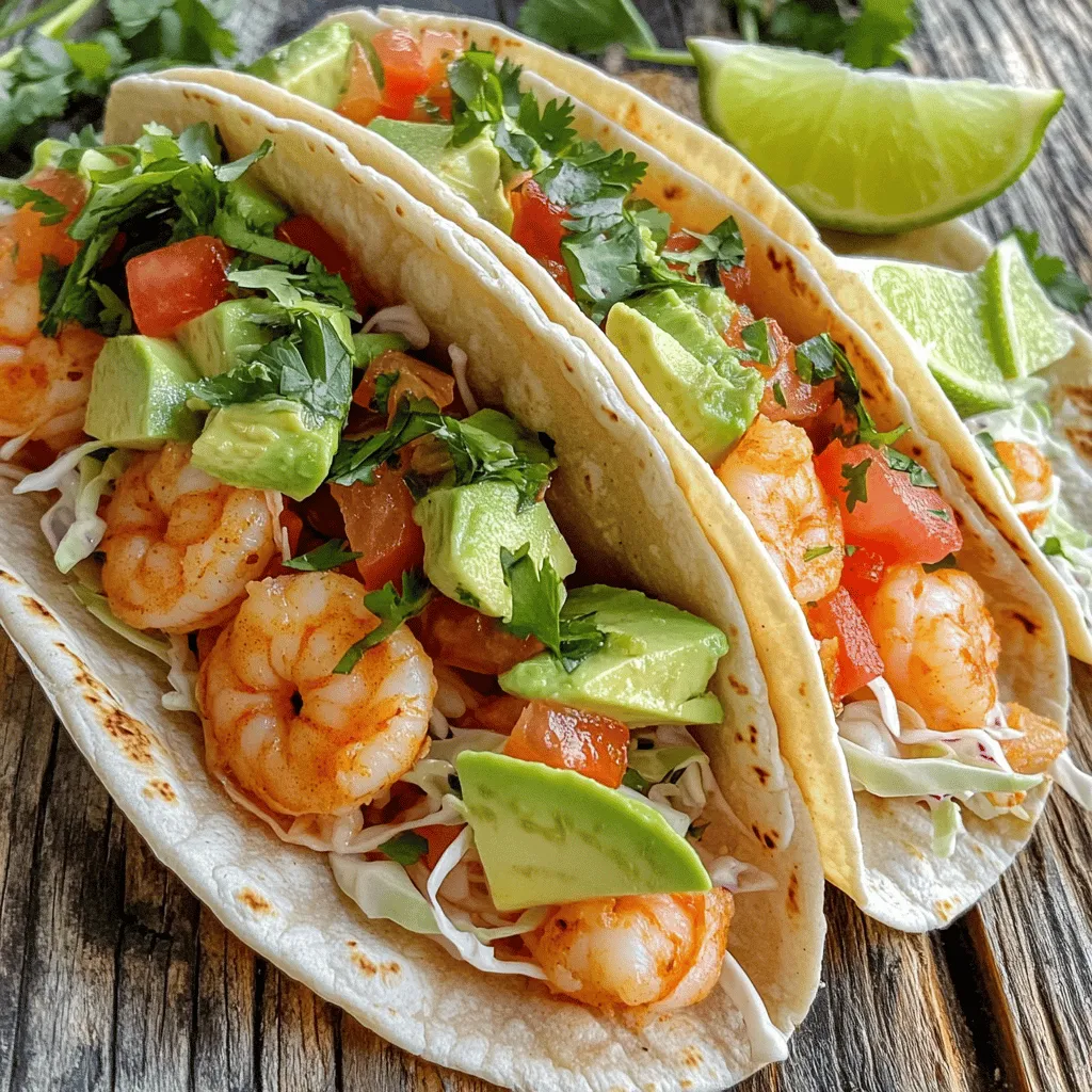 Würzige Garnelen-Tacos Einfache und leckere Mahlzeit