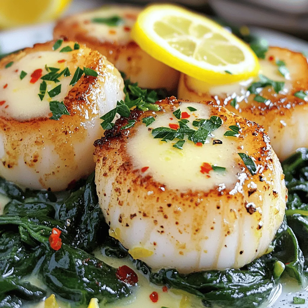 Lemon Garlic Butter Scallops Schnelle und leckere Mahlzeit