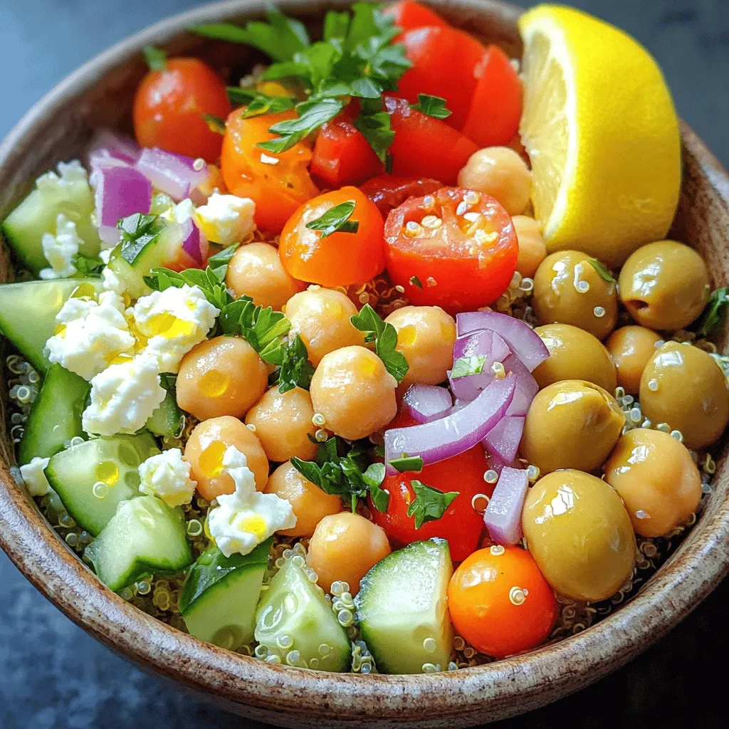 Mediterrane Quinoa Bowl: Gesunde Mittagskraft