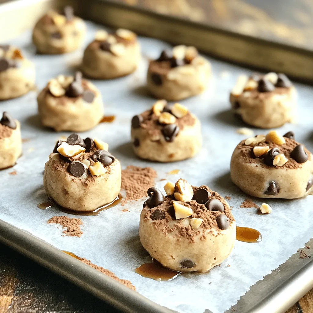 No-Bake Cookie Dough Bites Einfache und leckere Snacks