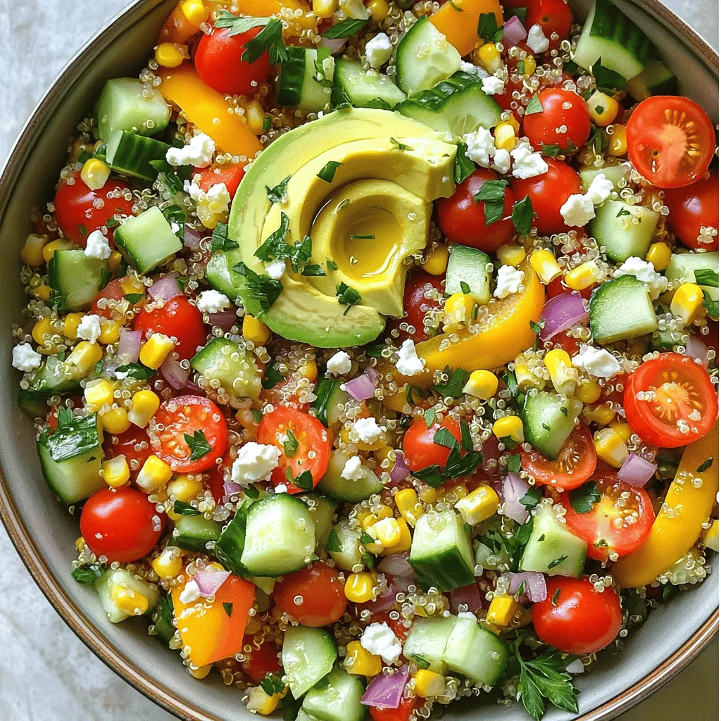 Garden Fresh Quinoa Salad Gesunder Genuss für alle
