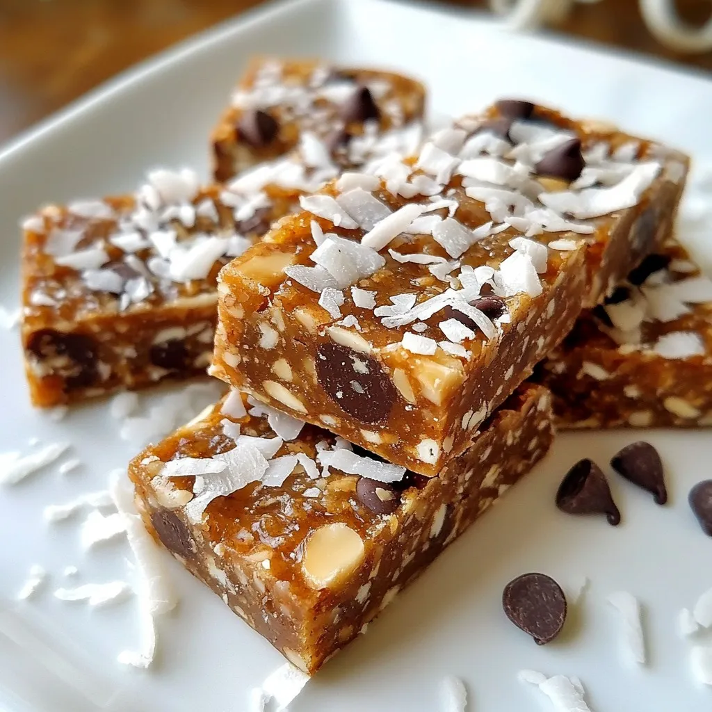 Coconut Chocolate Chip Larabars Gesunder Snack Genuss