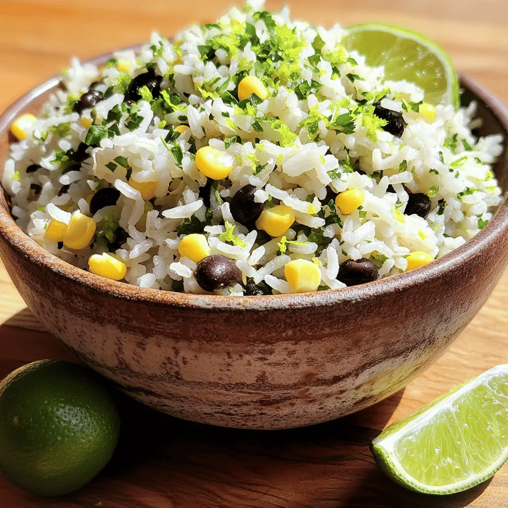 Cilantro Lime Rice Einfach und Lecker Zubereiten