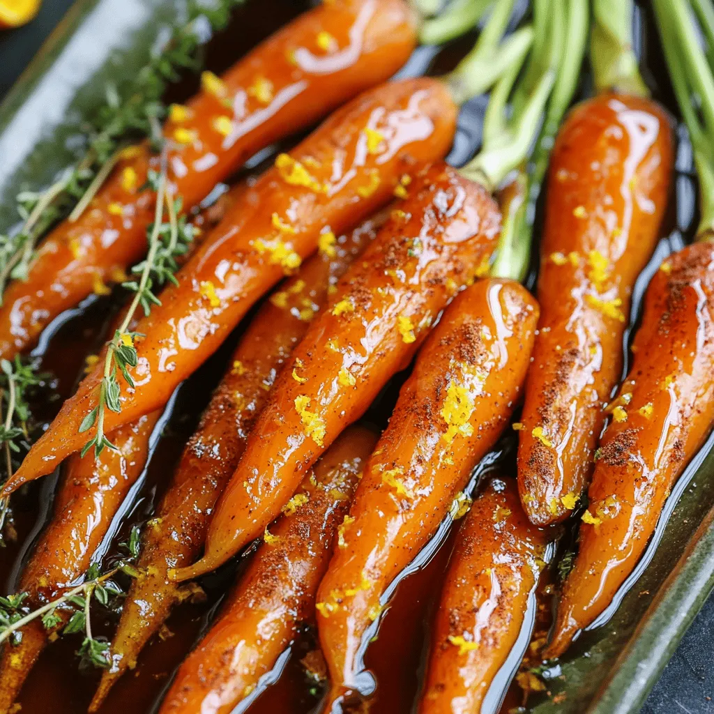 Ahornsirup-glasiertes Karotten Rezept für Genuss