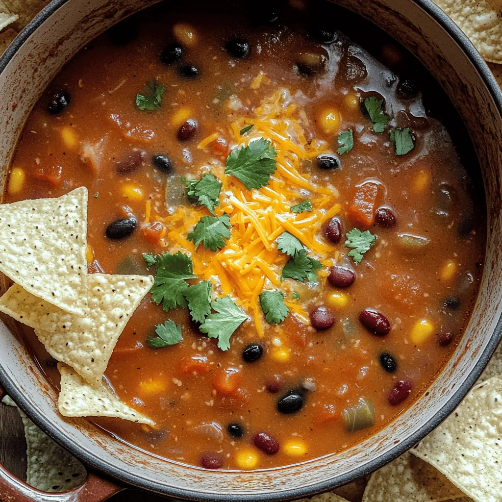 Quick &#038; Easy Taco Soup Schnelle und einfache Mahlzeit
