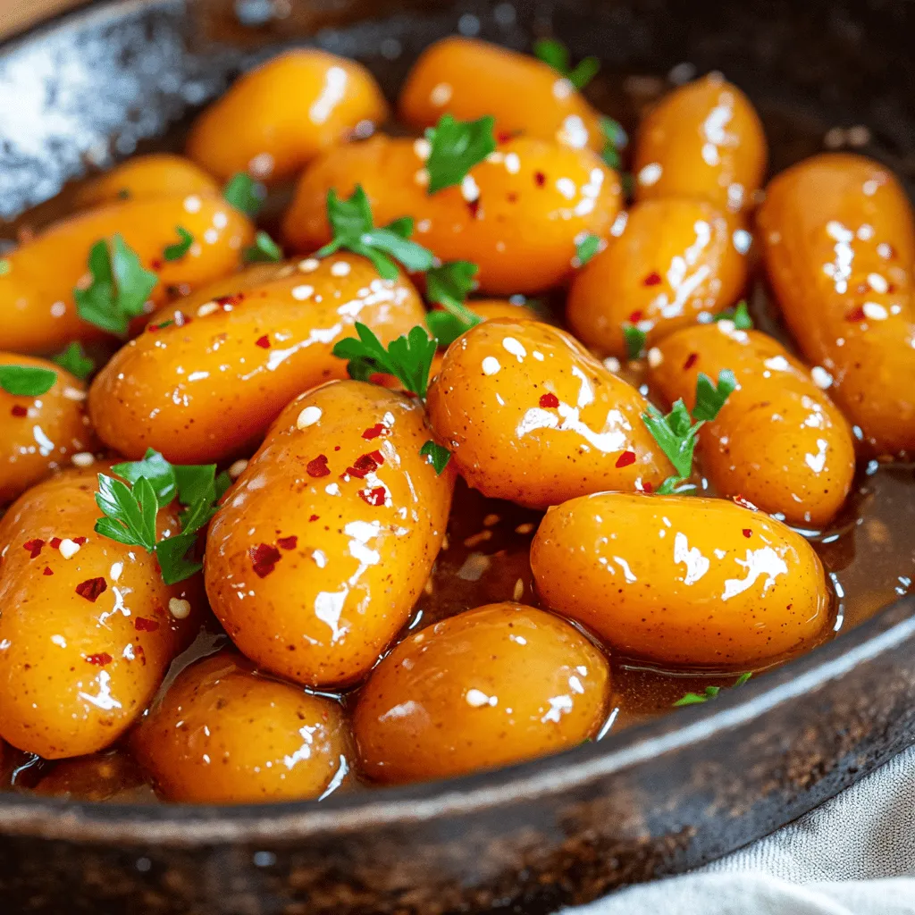Süß und Würzig Glasierte Karotten Einfach zubereiten