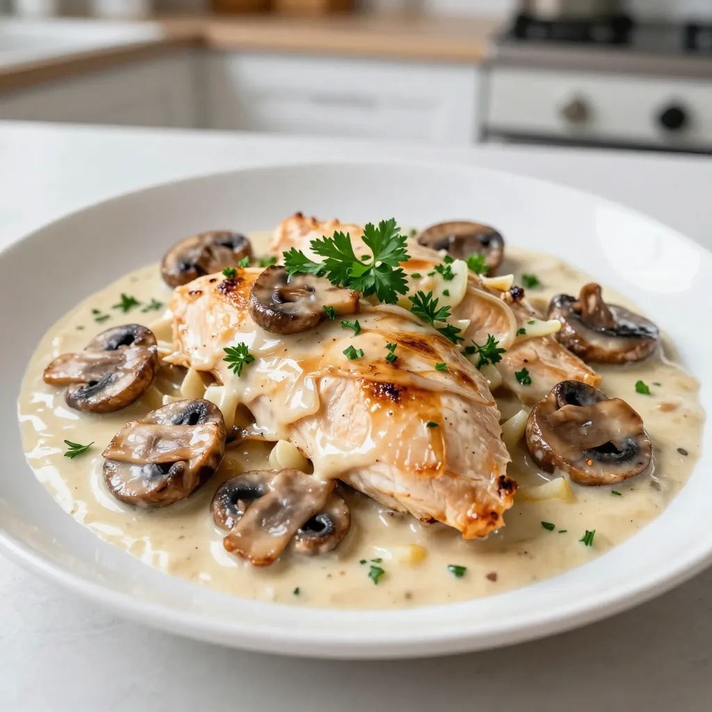 Cremiges Hähnchen Marsala Schnelle und einfache Zubereitung