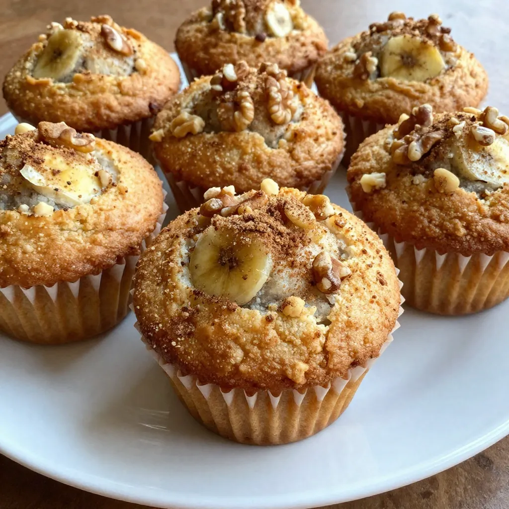 Cinnamon Sugar Banana Muffins Einfaches Rezept