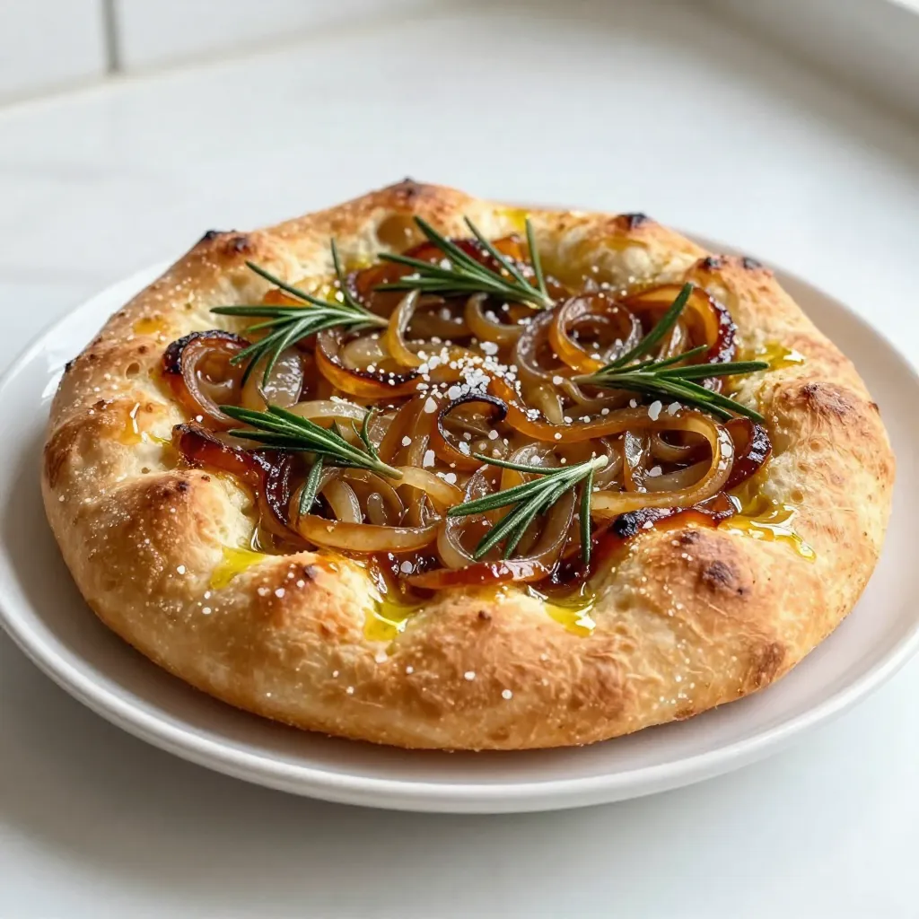 Köstliche Caramelized Onion Focaccia Bread selbst backen