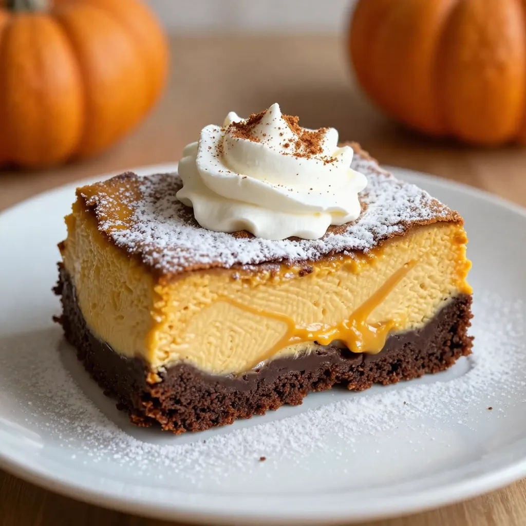 Köstliche Pumpkin Cheesecake Brownies Einfache Anleitung