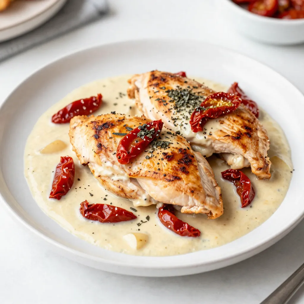 Creamy Sun-Dried Tomato Chicken Schnelles Rezept