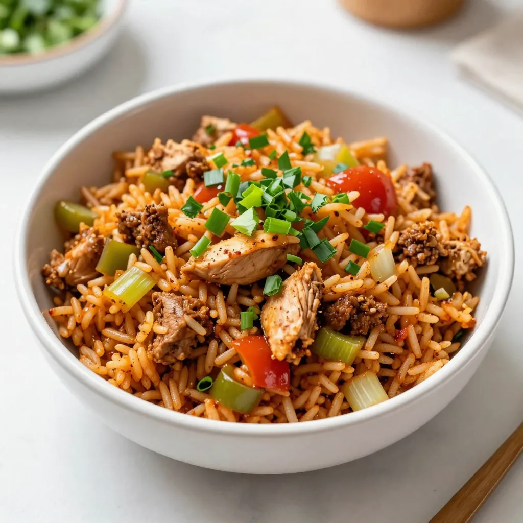 Spicy Cajun Dirty Rice Einfach und Lecker Zubereiten
