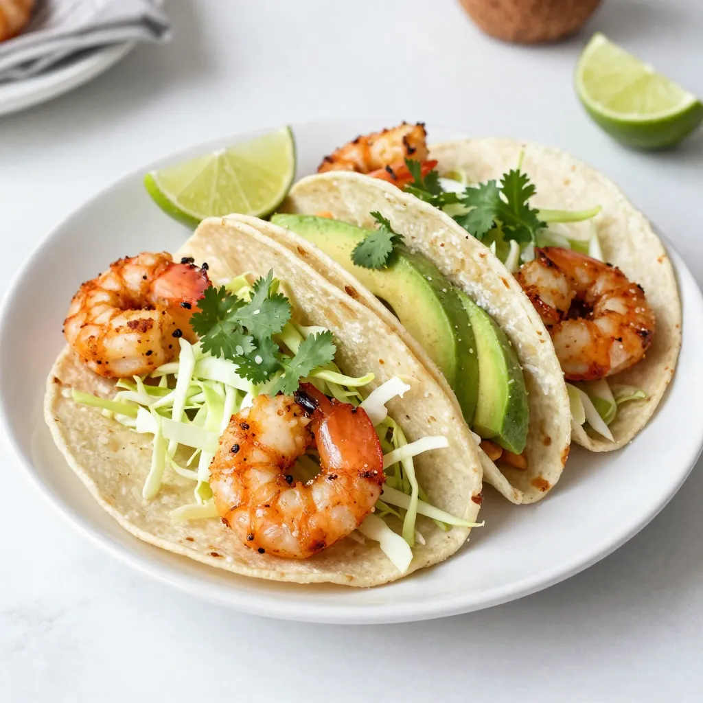Coconut Lime Shrimp Tacos Frisch und Lecker Genießen