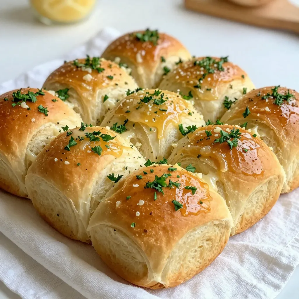 Knoblauchbutter-Brötchen saftig und einfach genießen