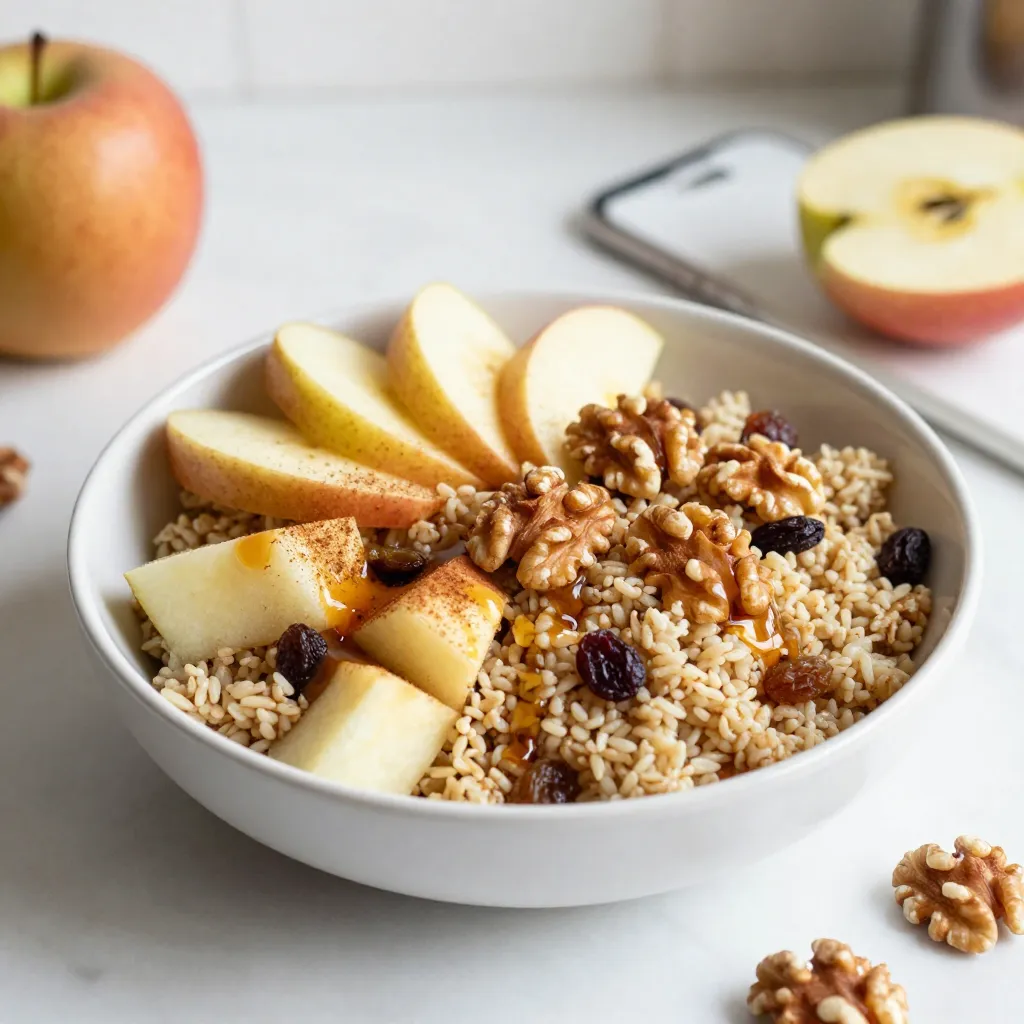 Apple Cinnamon Breakfast Quinoa Nährstoffreicher Genuss