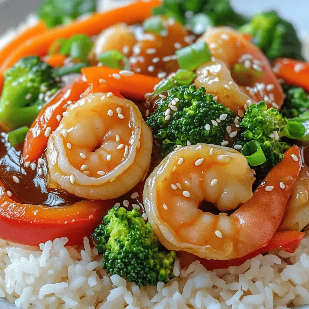 Für eine leckere Garnelenpfanne brauchst du: