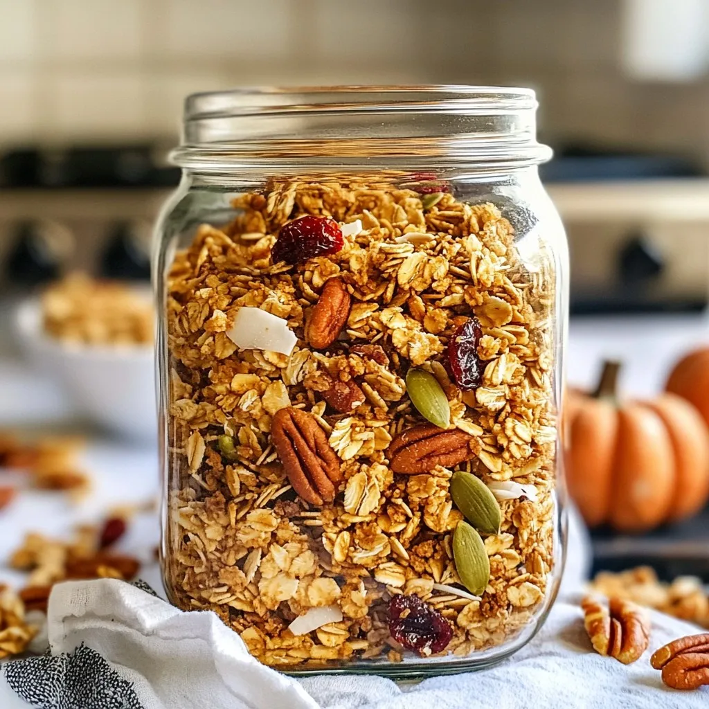 Maple Pecan Granola Kraftvoll und Knusprig Genießen