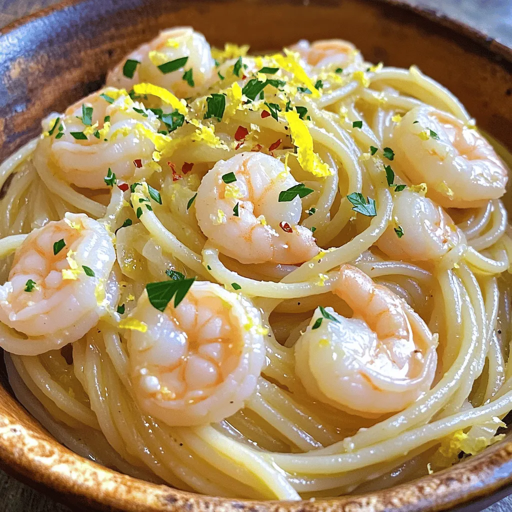 Lemon Garlic Shrimp Pasta Schmackhaft und Einfach Genießen
