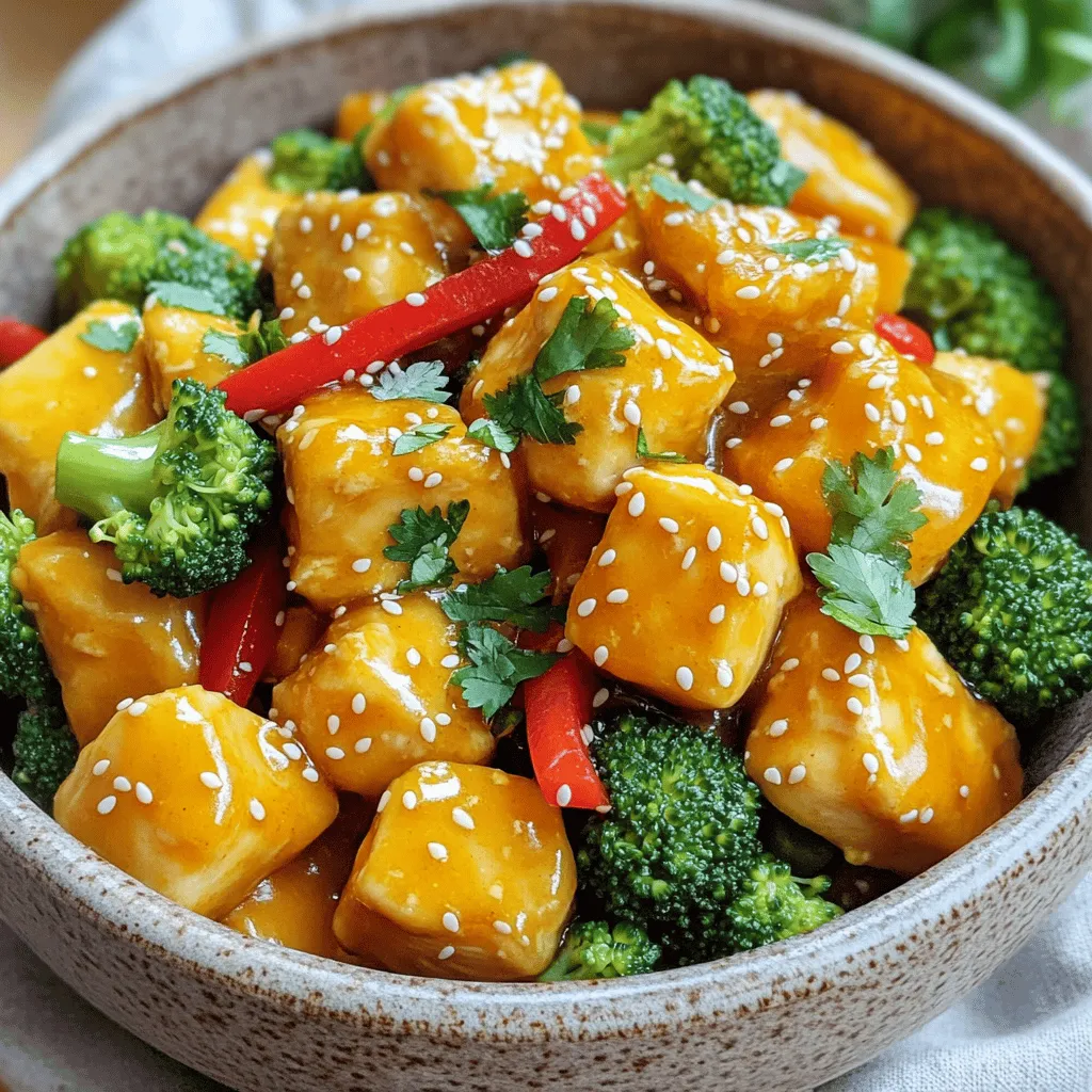 Gesundes Orangenhühnchen nährstoffreich und köstlich